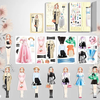 Magnetic Princess Dress-Up Dolls