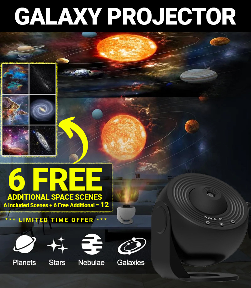 Starry Night Galaxy Projector