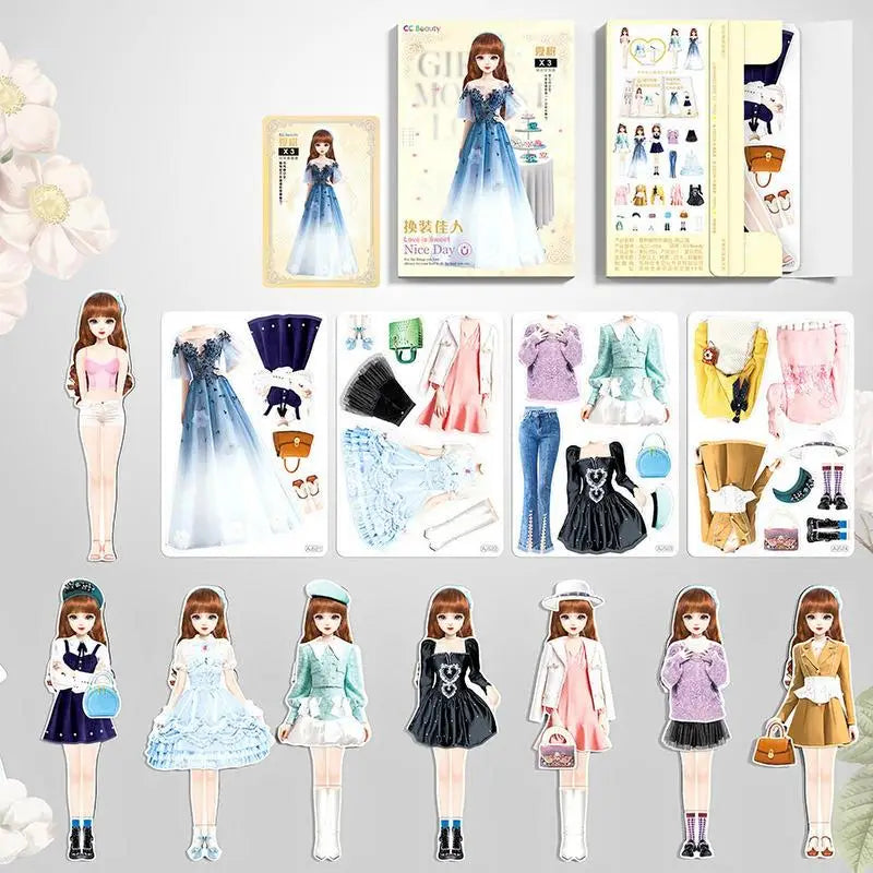 Magnetic Princess Dress-Up Dolls